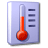 A red thermometer